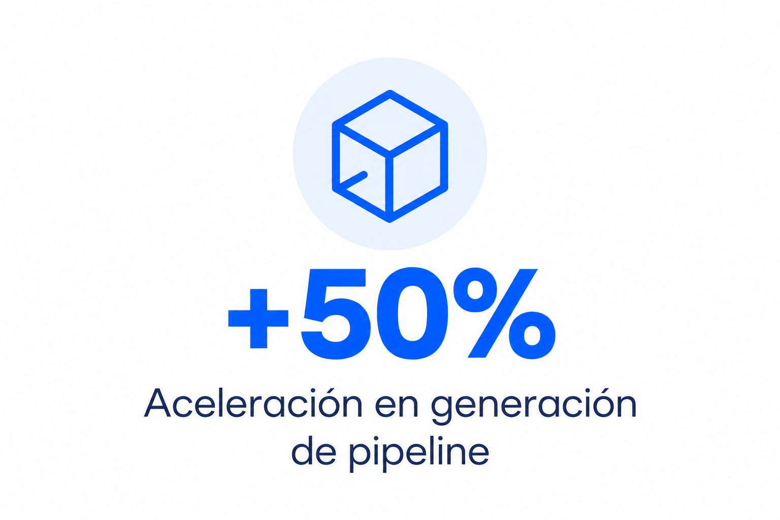 +50% Aceleración en generación de pipeline